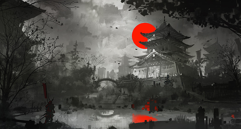 Illustration for article titled A Blood Red Sunset Over Osaka